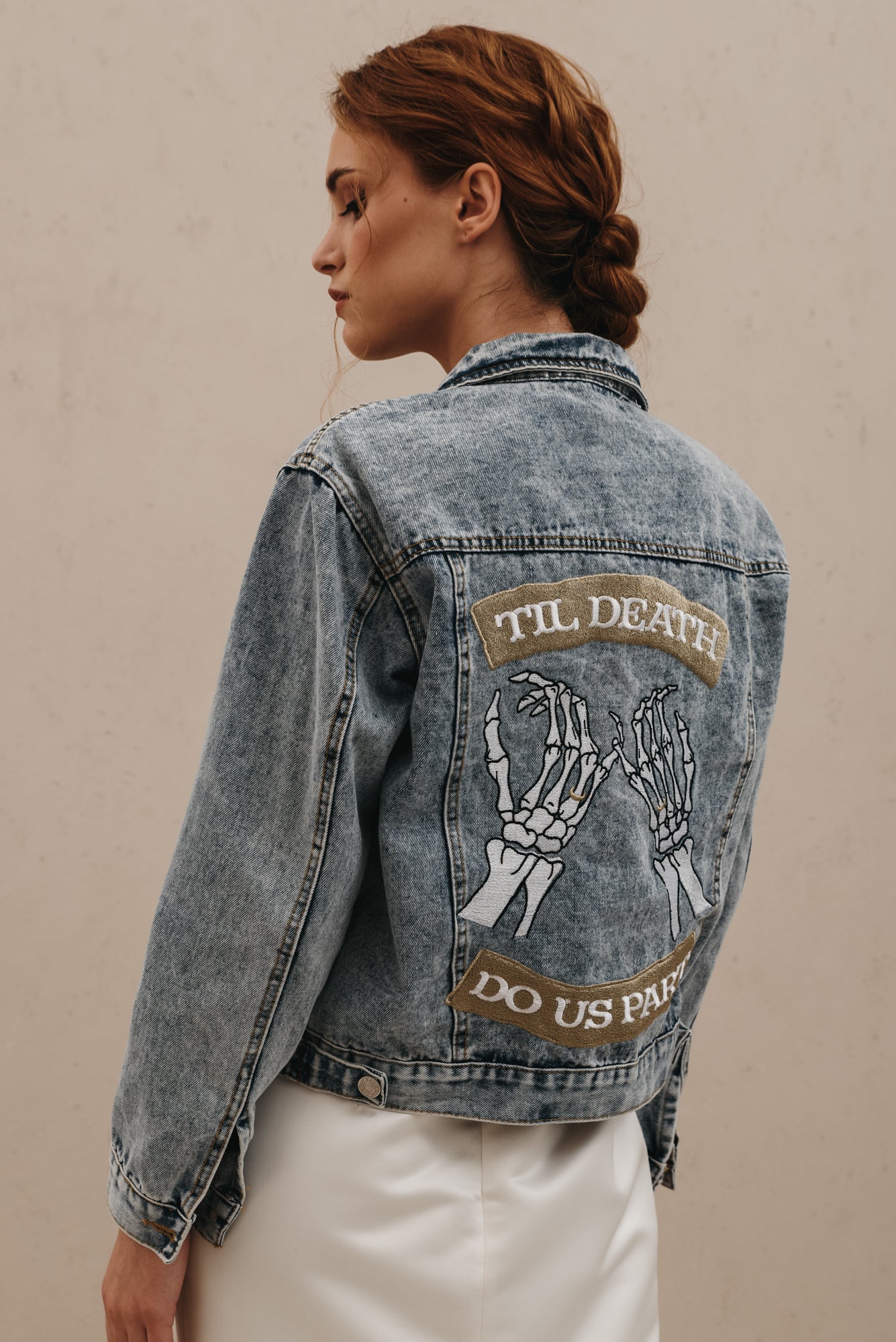 Till Death Pinky Promise Denim Jacket