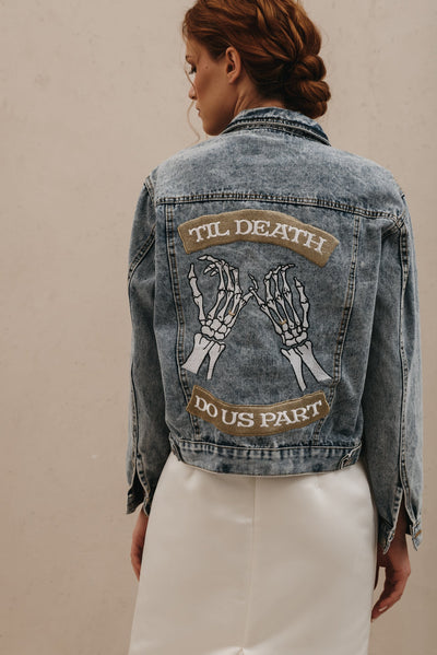 Till Death Pinky Promise Denim Jacket