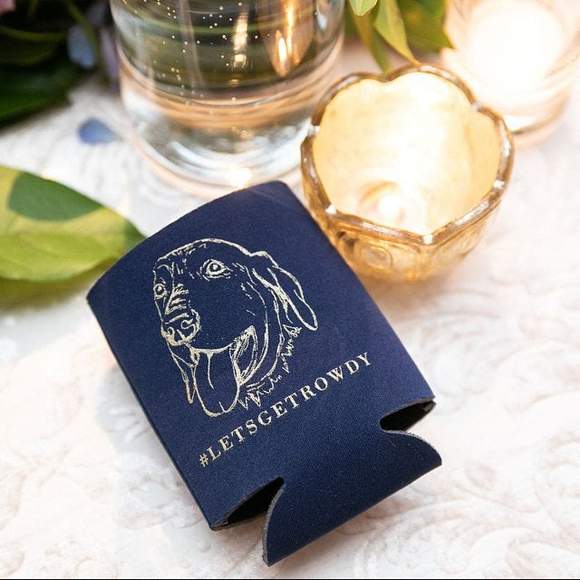 Neoprene Custom Pet Portrait Can Coolers