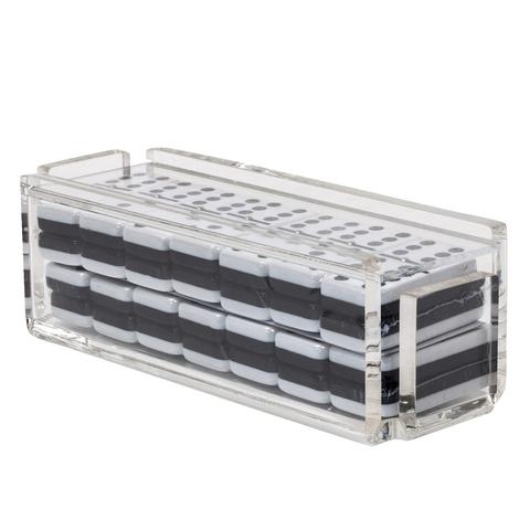 "El Tigre" Domino Set - Clear