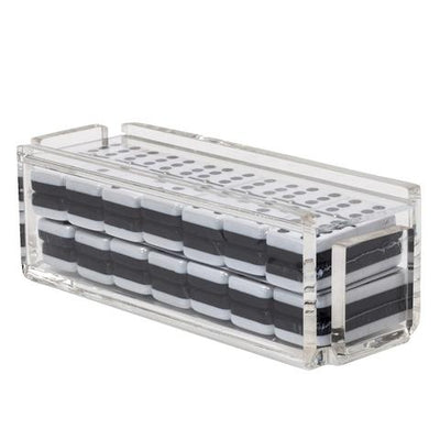 "El Tigre" Domino Set - Clear