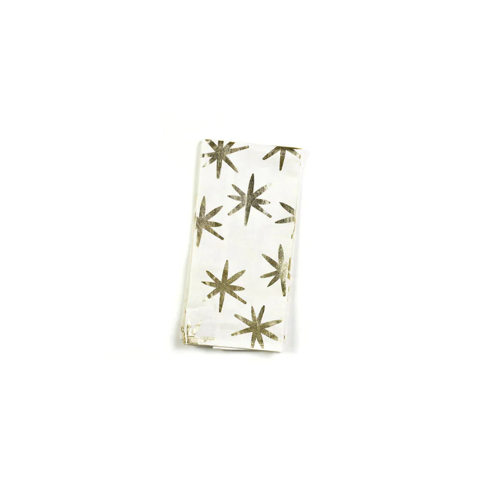 Gold Stars Large Hand Towel