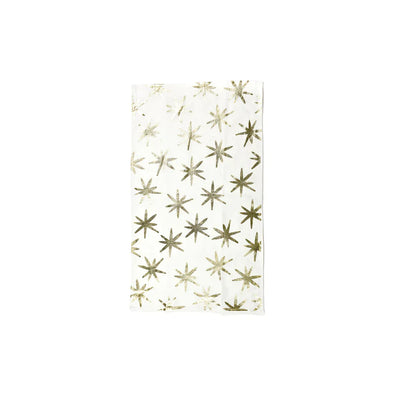 Gold Stars Large Hand Towel