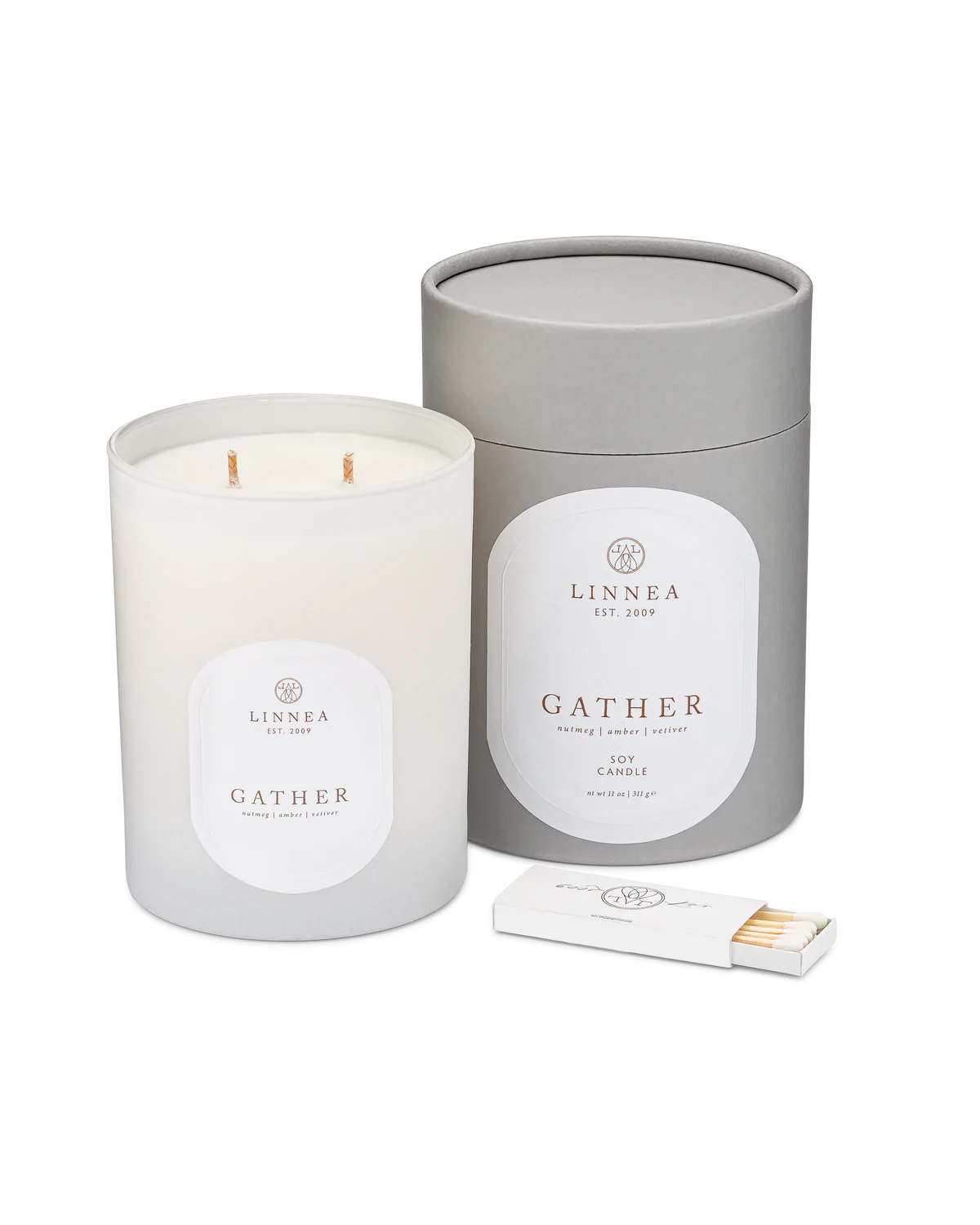 GATHER | Linnea Two-Wick Candle