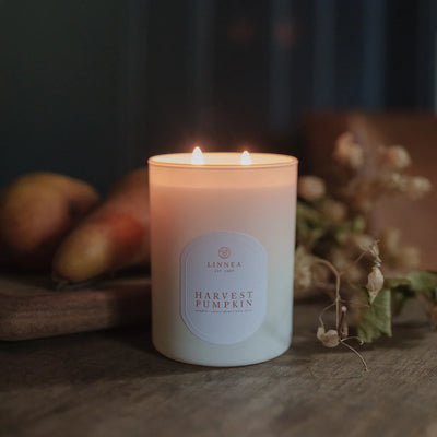 HARVEST PUMPKIN | Linnea Two-Wick Candle