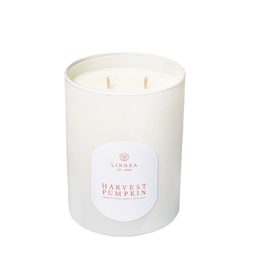 HARVEST PUMPKIN | Linnea Two-Wick Candle