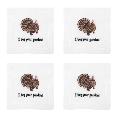 I BEG YOUR PARDON! COCKTAIL NAPKIN