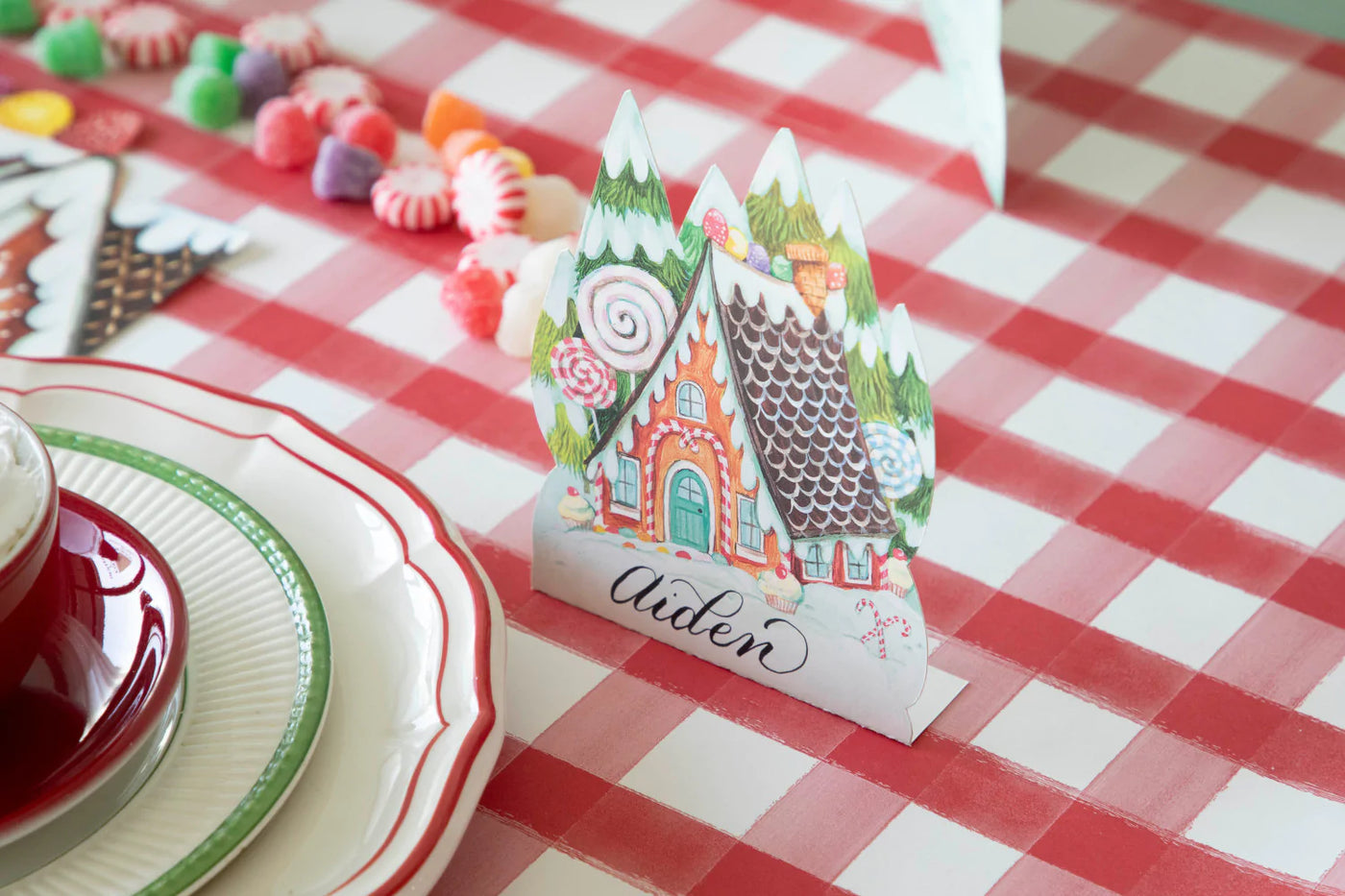 Gingerbread Place Card