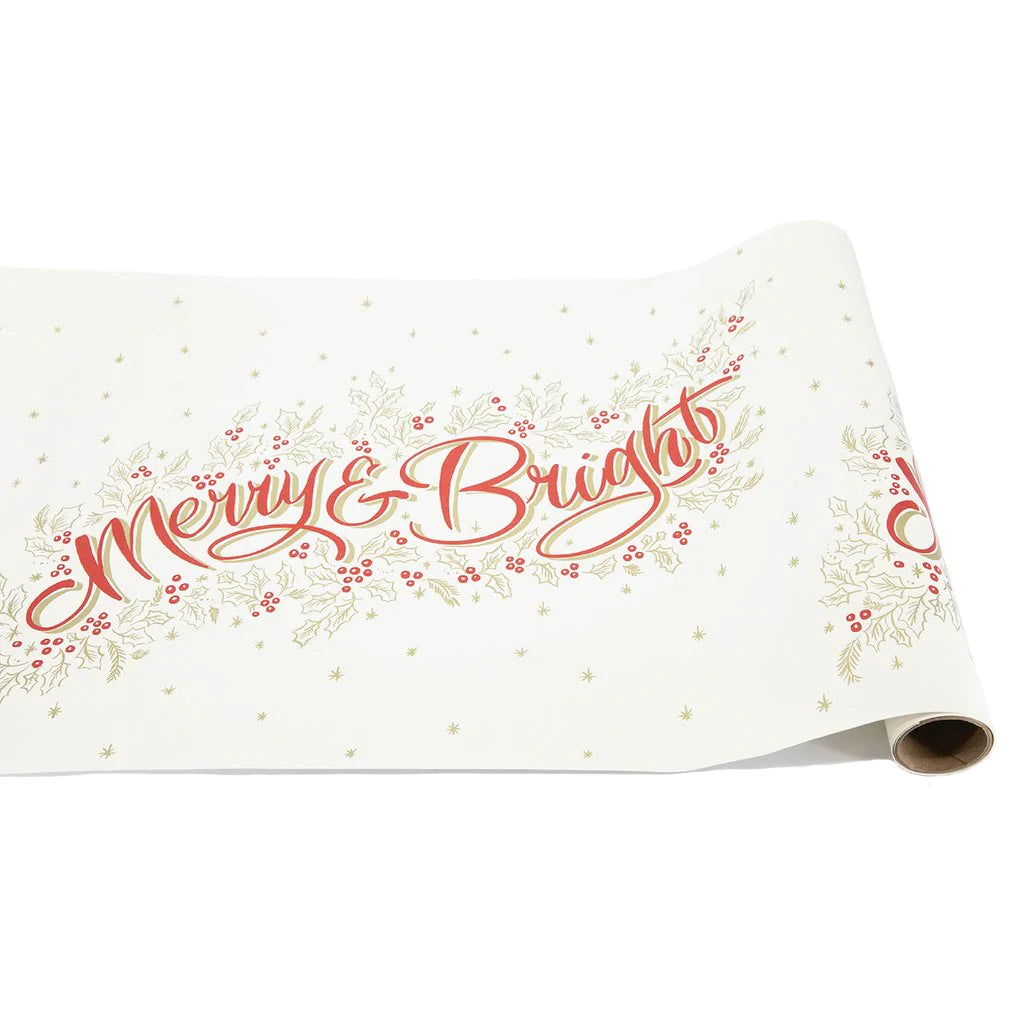 Merry and Bright Paper Table Runner