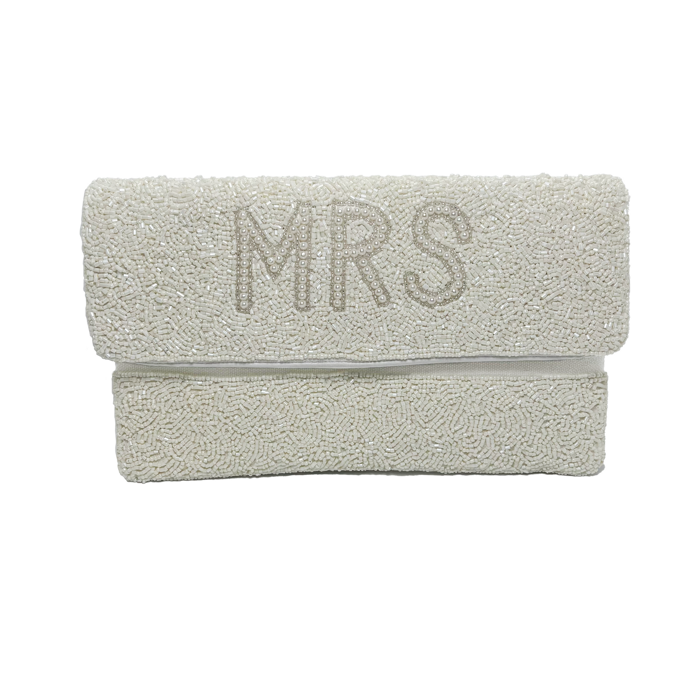 MRS Beaded Pearl Bridal Clutch