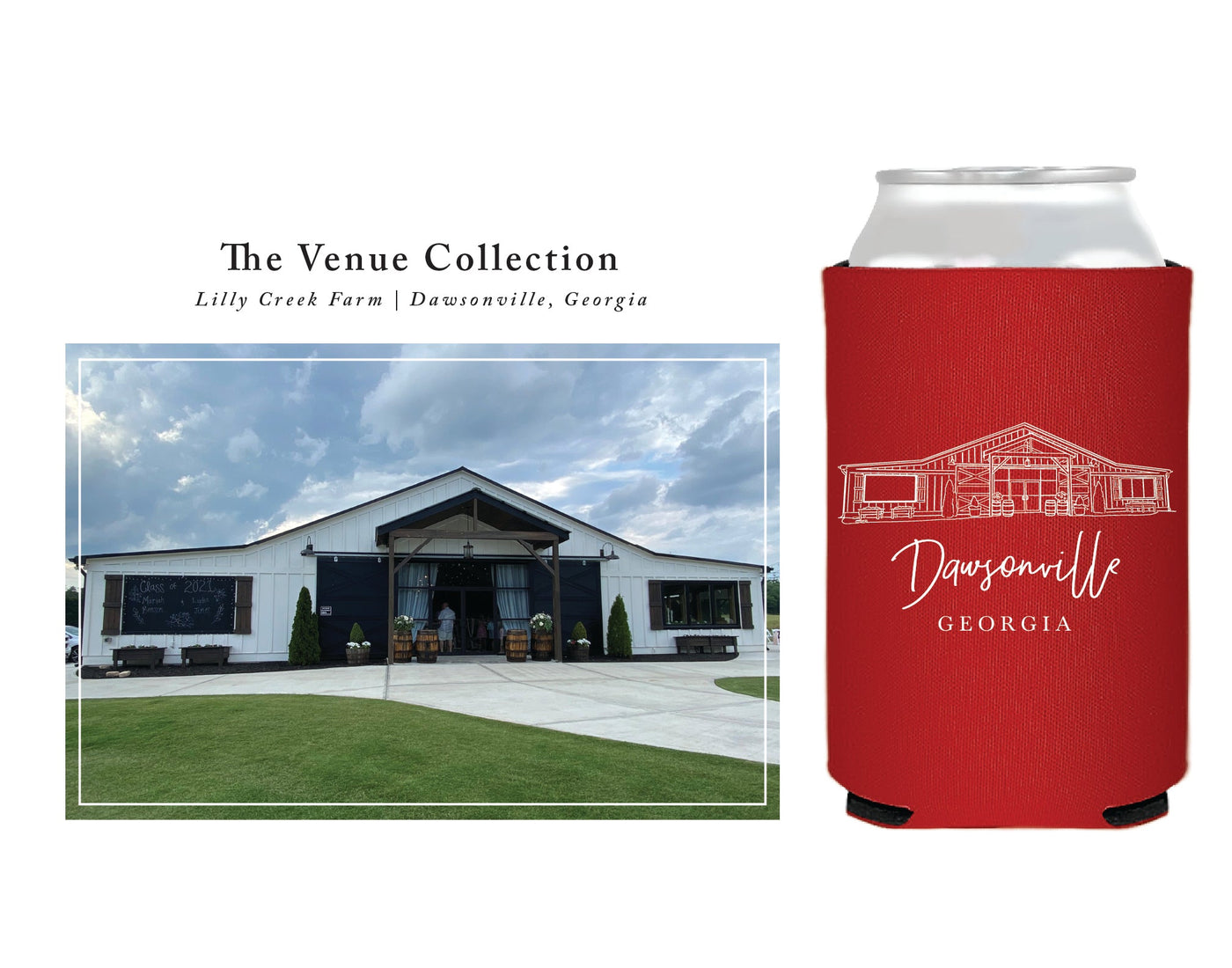 "The Venue Collection" | Lilly Creek Farm Can Coolers