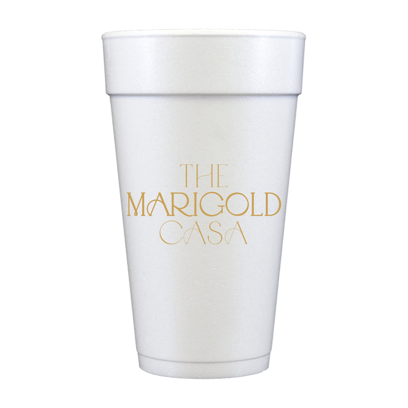 At Home Collection | Custom Family Name Casa Foam Cups