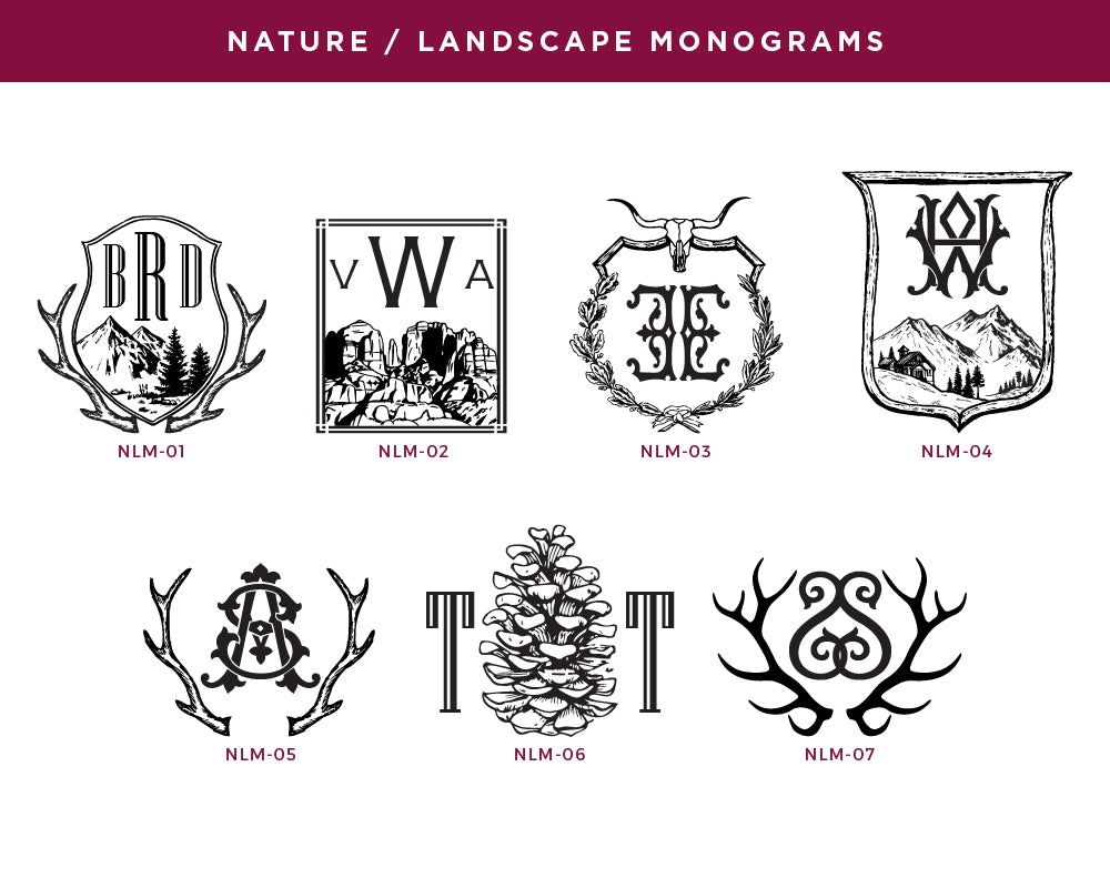 Nouveau Monogram Frosted Cups – SipHipHooray