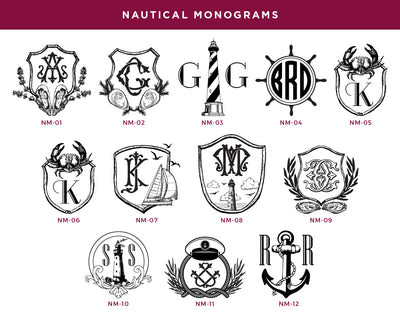 Nouveau Monogram Frosted Cups