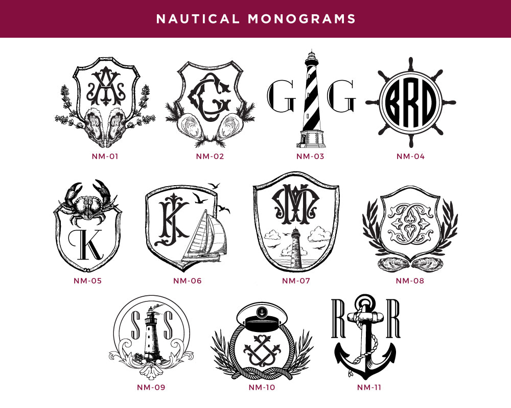 Masculine Monograms 