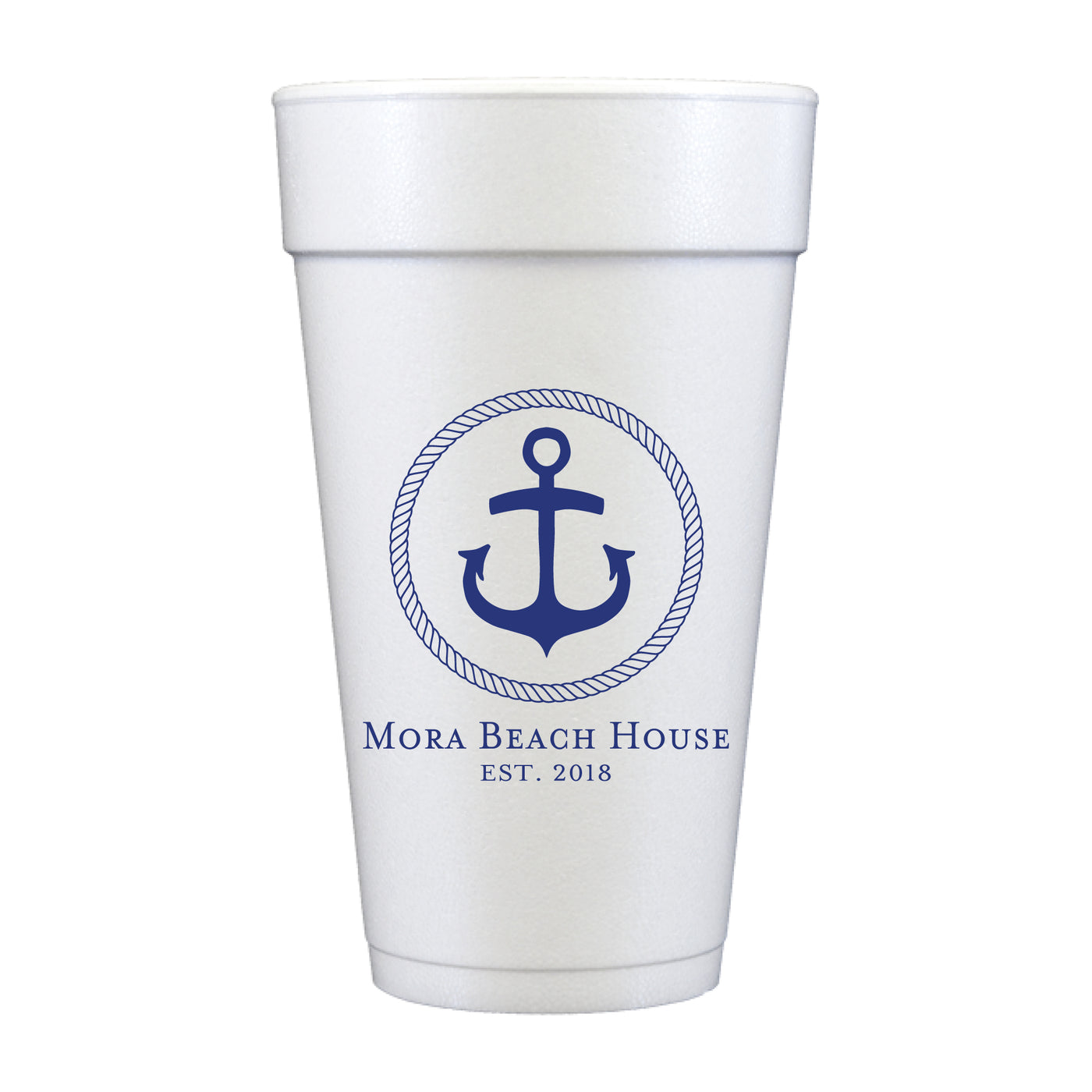 At Home Collection | Custom Rental Beach House Foam Cups