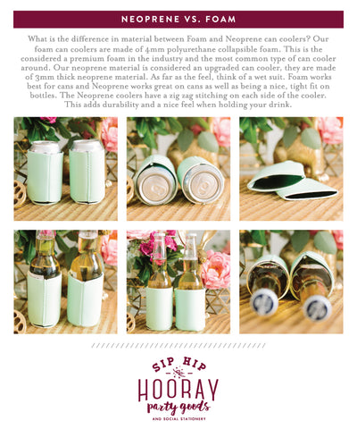Custom Halloween Party Foam Slim Can Coolers | Design #9