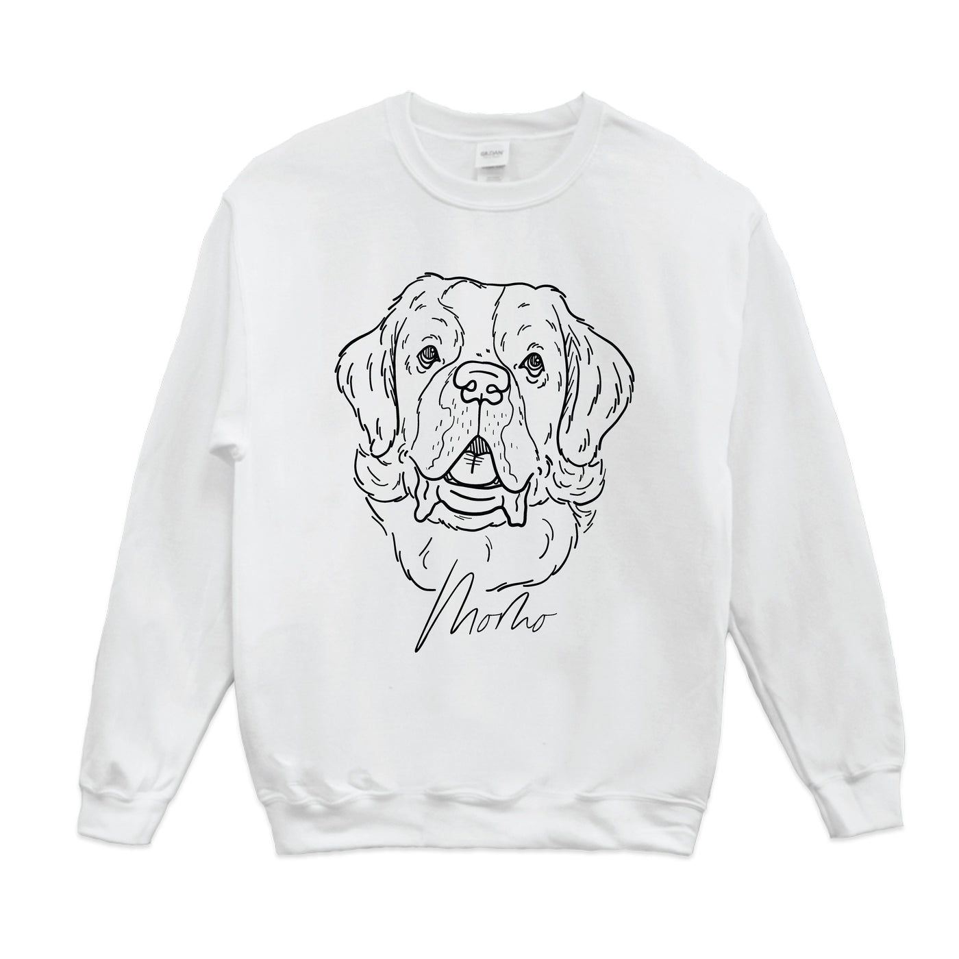 Hand-Drawn Dog Portrait