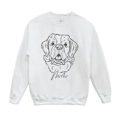 Hand-Drawn Dog Portrait