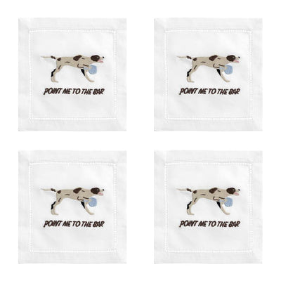 Point Me To The Bar COCKTAIL NAPKIN