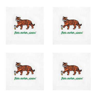 PURR ANOTHER, PLEASE! COCKTAIL NAPKIN