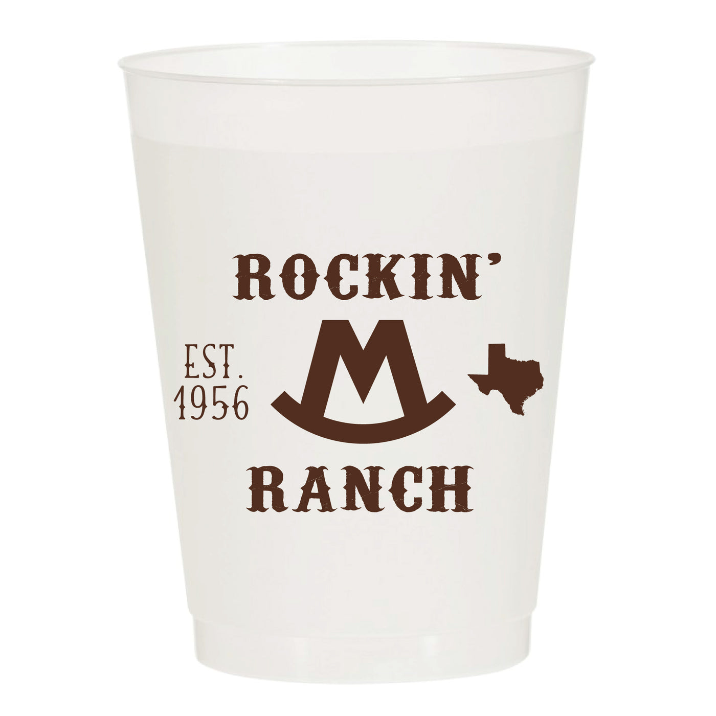 At Home Collection | Custom Ranch Brand Frosted Cups