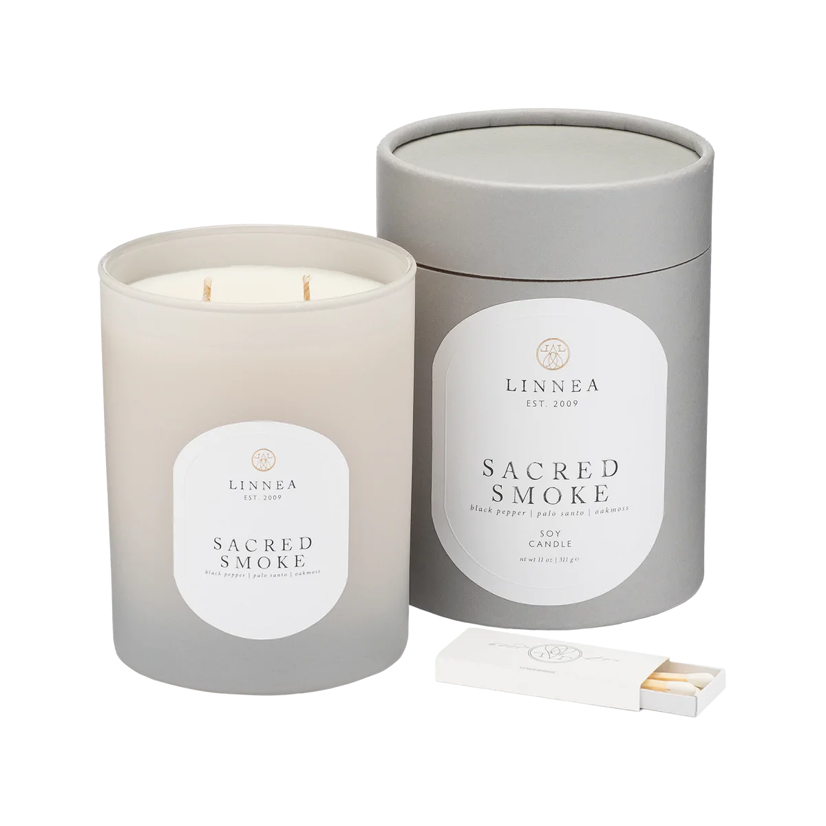 SACRED SMOKE | Linnea Two-Wick Candle