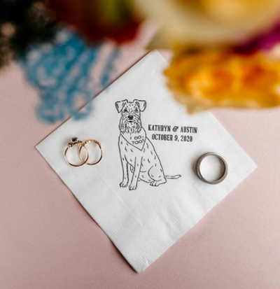 Hand-Drawn Dog Portrait