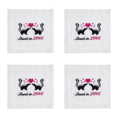 SKUNK IN LOVE COCKTAIL NAPKIN