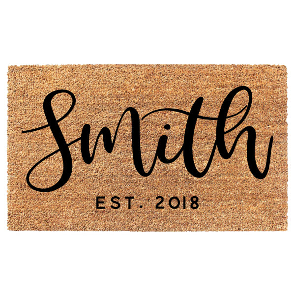 Last Name Est. Date Doormat