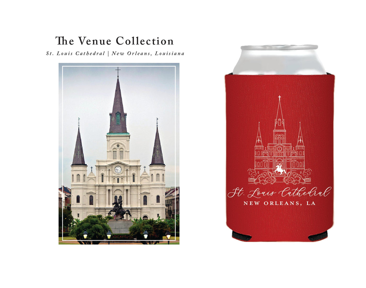 "The Venue Collection" | St. Louis Cathedral Can Coolers