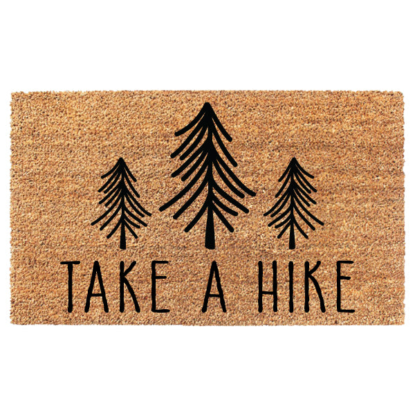 Take A Hike Trees Doormat