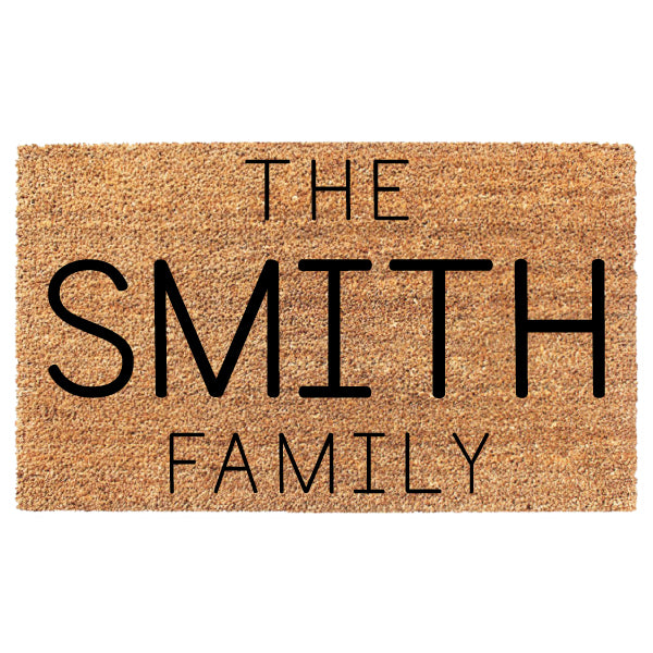 Modern Family Custom Doormat