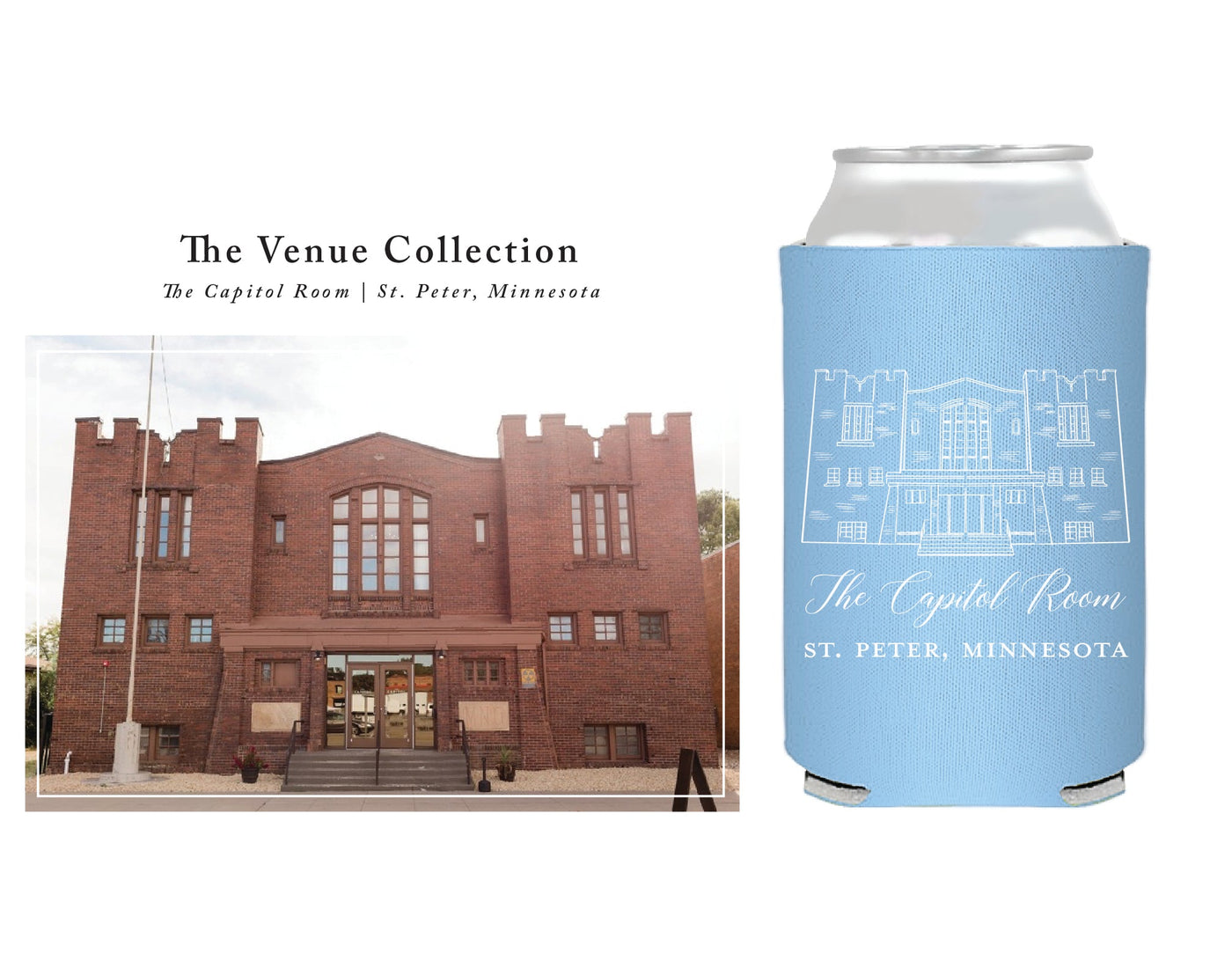 "The Venue Collection" | The Capitol Room Can Coolers