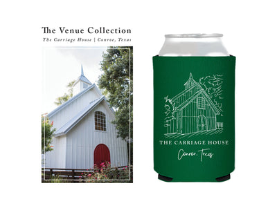"The Venue Collection" | The Carriage House Can Coolers