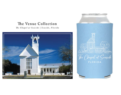 "The Venue Collection" | The Chapel at Seaside Can Coolers