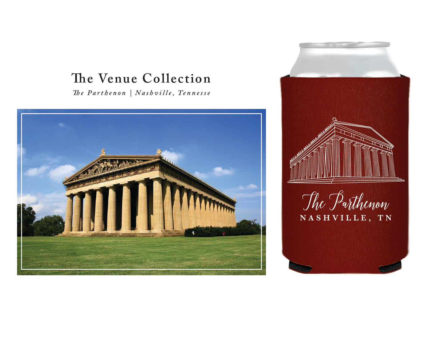 "The Venue Collection" | The Partheon Can Coolers