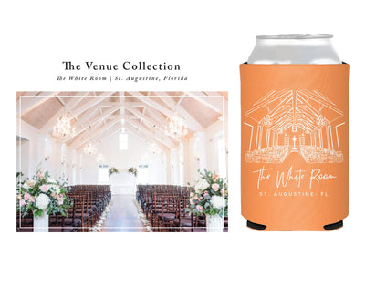 "The Venue Collection" | The White Room Can Coolers