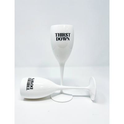 Thirst Down Champagne Tailgate Flute (Sold Individually)