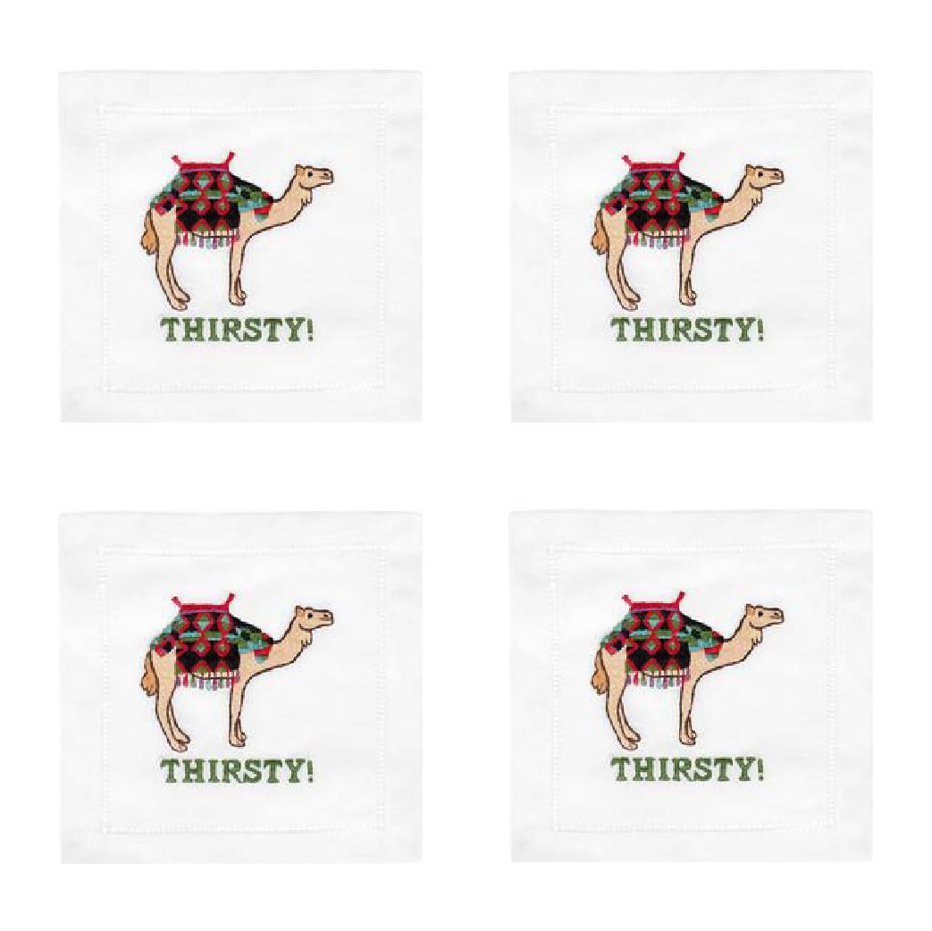 THIRSTY COCKTAIL NAPKIN
