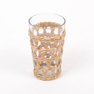 Rattan Tumbler Glass