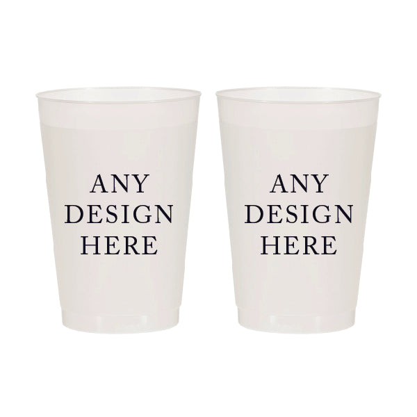 Custom 14oz Frosted Cups