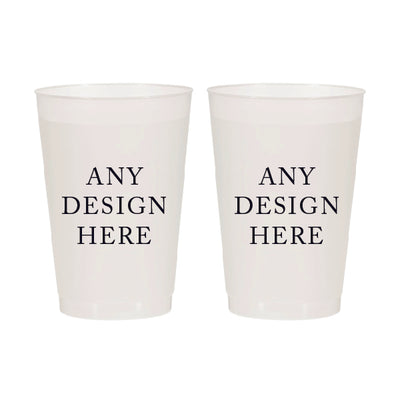 Custom 14oz Frosted Cups