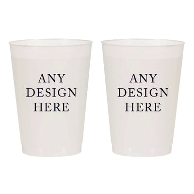Custom 16oz Frosted Cups