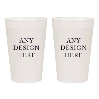 Custom 20oz Frosted Cups