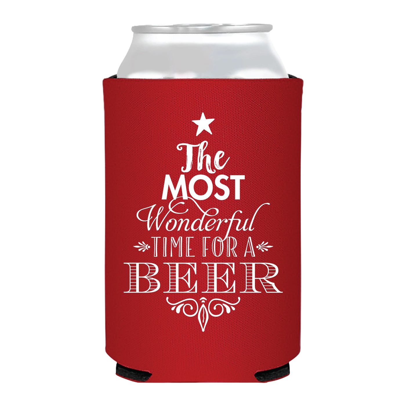 Wonderful Time For A Beer Neoprene Can Cooler