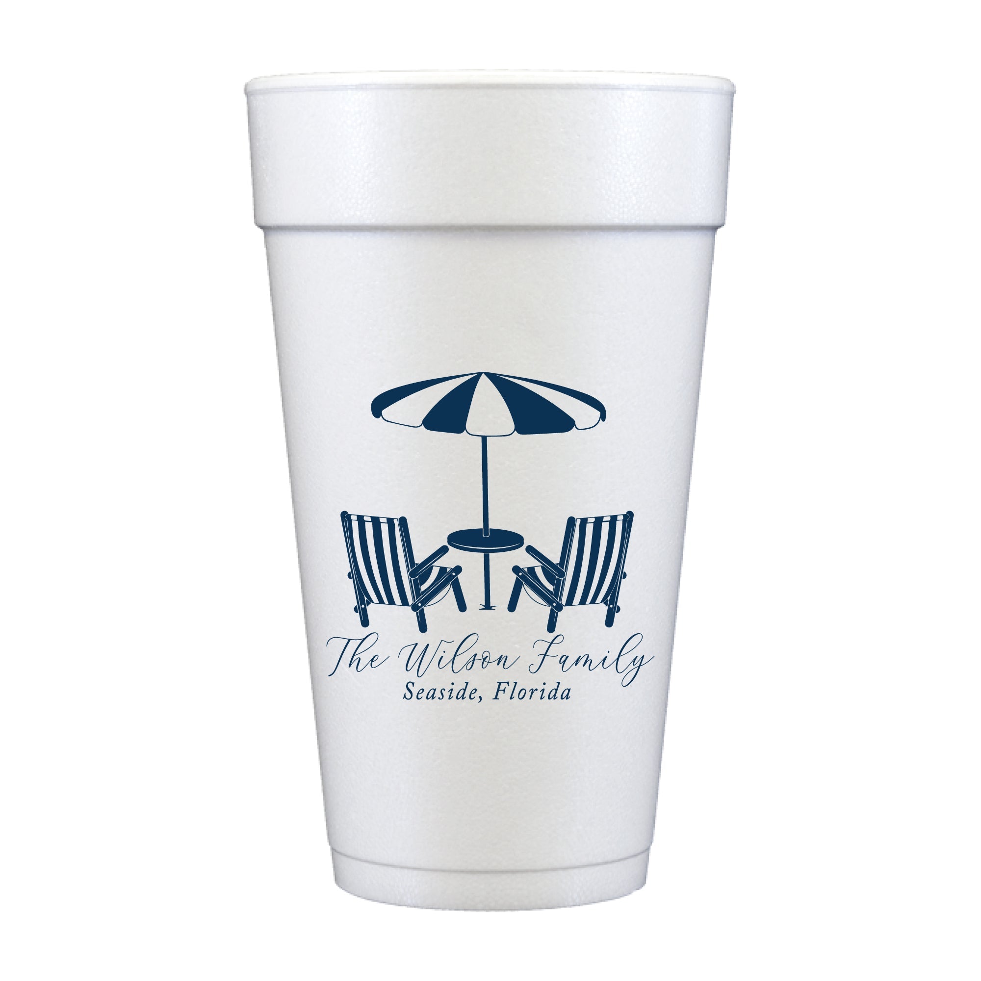 At Home Collection | Custom Rental Beach House Foam Cups – SipHipHooray