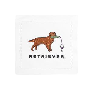 GOLDEN RETRIEVER COCKTAIL NAPKIN