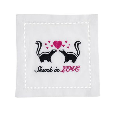 SKUNK IN LOVE COCKTAIL NAPKIN