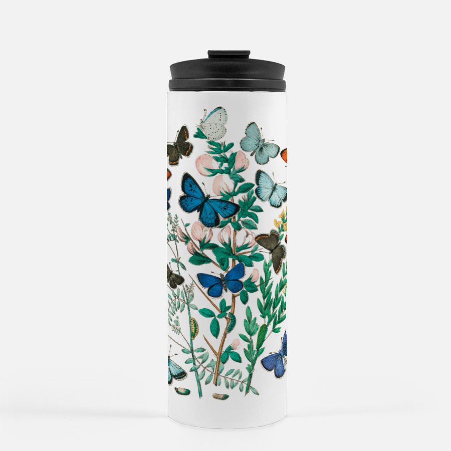 Butterflies Thermal Tumbler 16 oz.